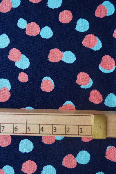 Konfetti-Tupfen, Popeline, 2m-Stück (Restmenge)