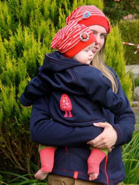 Softshelljacke für Babys und Kleinkinder nähen