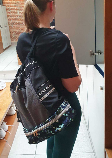 Cooler Sportrucksack farbenmix Ebook zum selber nähen