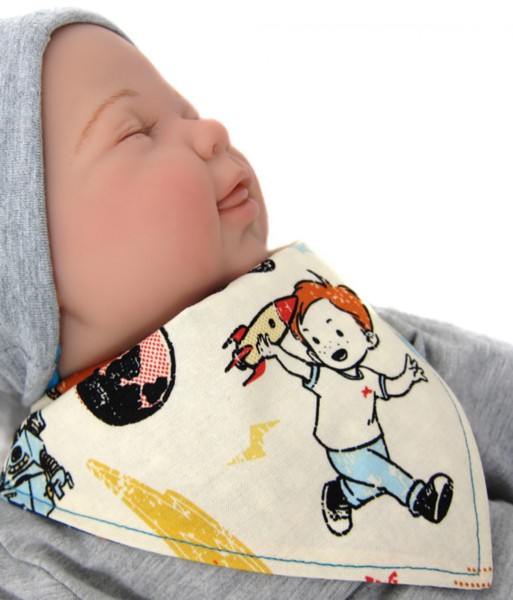 Baby Schnittmuster Halstuch zum Wenden