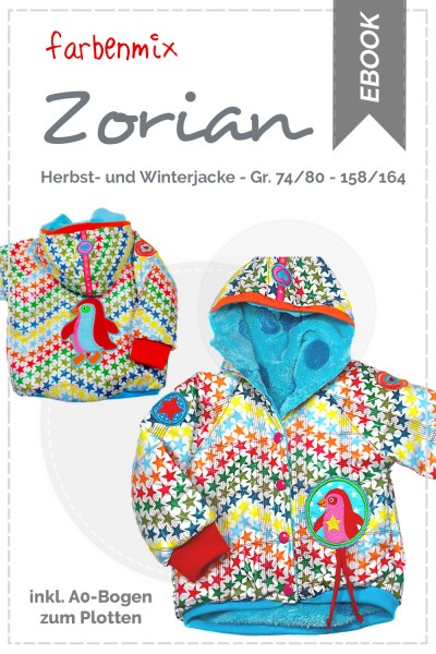 Kinder-Winterjacke Zorian Ebook Schnittmuster