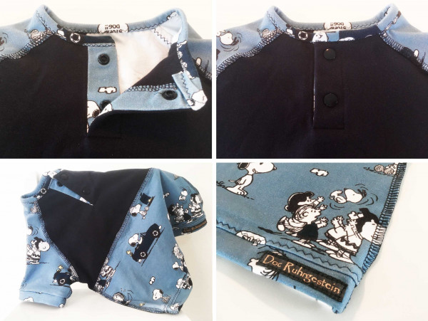 Kostenlose Nähanleitung, Henley-Ausschnitt mit Knöpfen