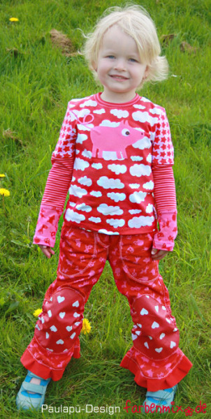 PüDorf, rot, Popeline, 1m-Stück (Restmenge)