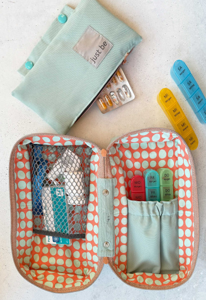 flexibles Mittelfach in der Nähanleitung OrgnaizeME