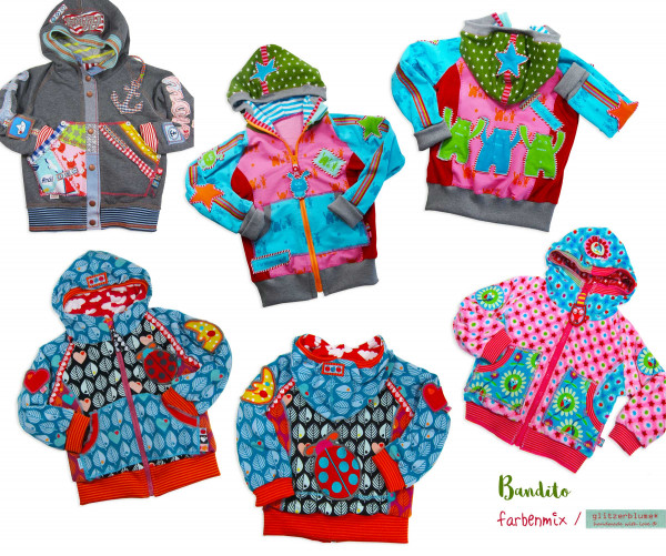 BANDITO, Sweatjacke, Schnittmuster