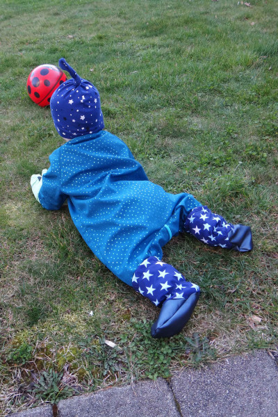 Nähanleitung regenfeste Babystiefel / Matschbooties in 3 Größen