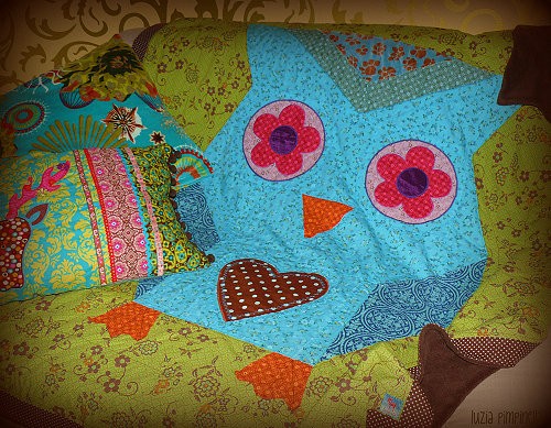 Das große UHUHU, Patchworkdecke, Kreativ-Ebook als Geschenk