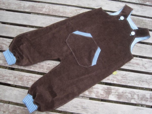 Strampelhose/Trägerhose, Klimperklein, Schnittmuster