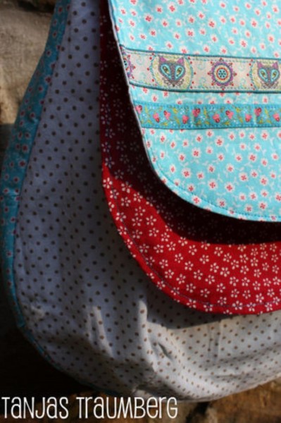 Webband Taschenklappe Florafox