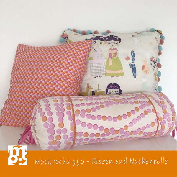 Bezüge für Kissen und Nackenrolle selber nähen, Ebook-Schnittmuster zum Downloaden