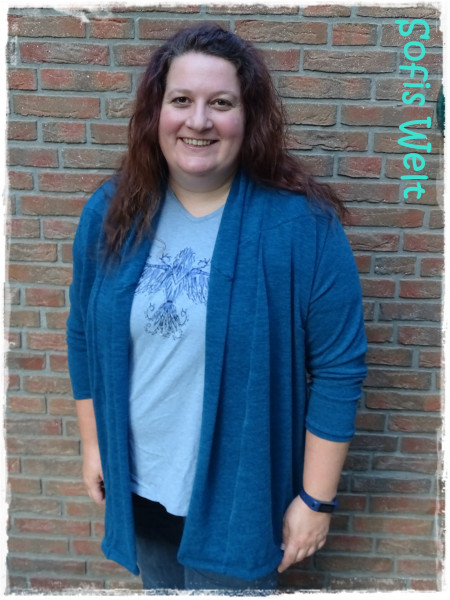 Ana XL, Damen-Strickjacke, Schnittmuster