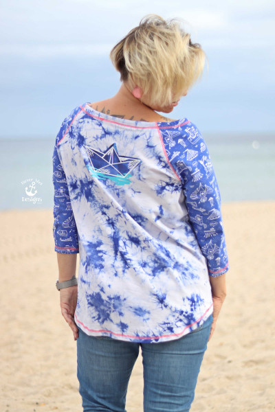 Lady Mary, Damen-Raglanshirt und Pulli, Schnittmuster