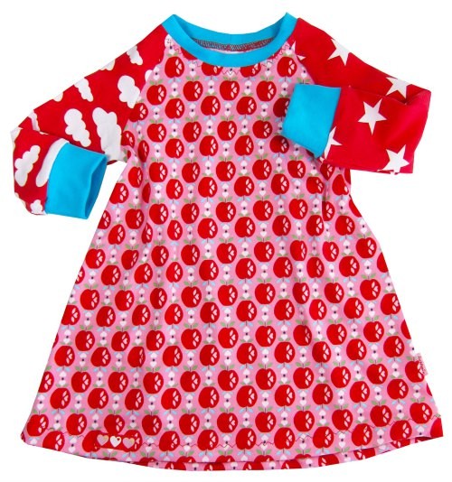 Süßes Babykleid aus Apfeljersey nähen