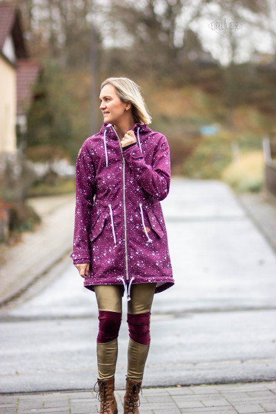 Lady Cadiz, Damenparka - Softshelljacke, Schnittmuster mialuna