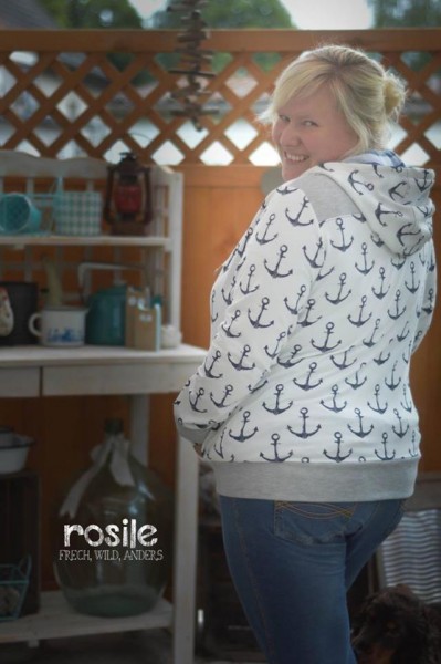 Big Lady Sky, Sweatjacke, Schnittmuster