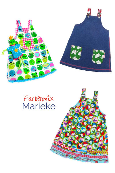 MARIEKE, Trägerkleid, Schnittmuster