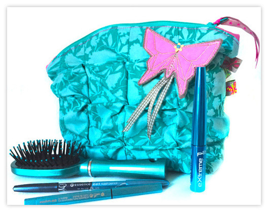 Kosmetiktasche mit Falten Nähanleitung für Anfänger