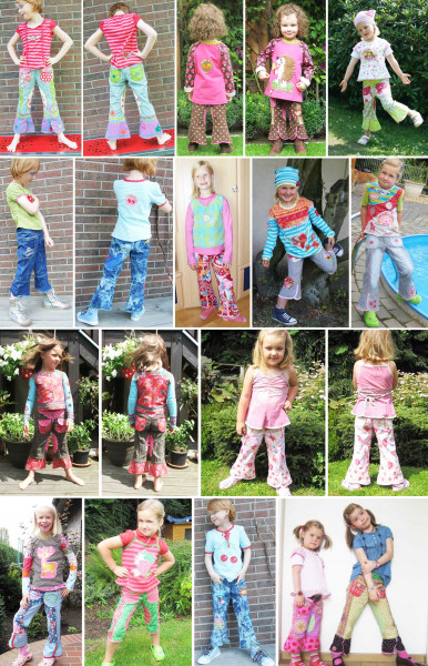 SINA, Mädchen Stiefelhose, Schnittmuster