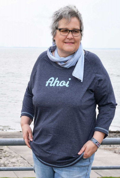 ZOELA, Damen-Raglanshirt, Schnittmuster