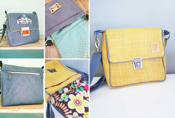 Crossbody Bag "Käthe", Kleine Umhängetasche, Ebook PDF-Schnittmuster