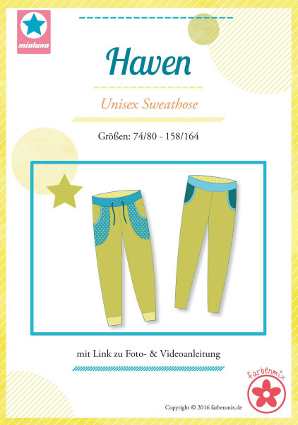 Papierschnittmuster "Haven" von miaLuna bei farbenmix kaufen