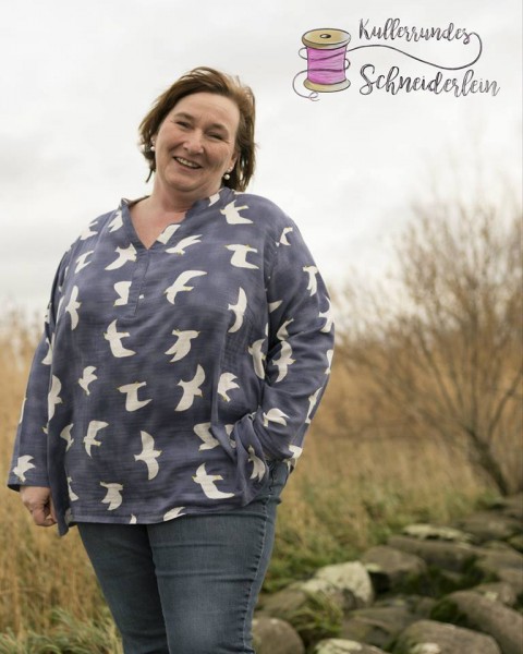 Big Lady Cassidy, Plus-Size-Tunika, Schnittmuster
