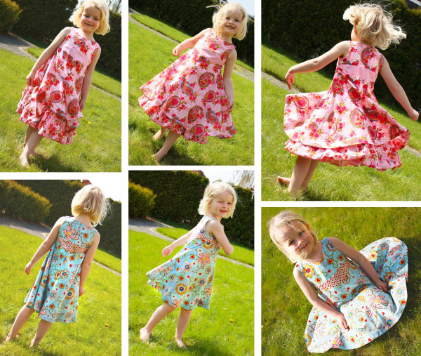 UNIQUE, Festtagskleid, Schnittmuster