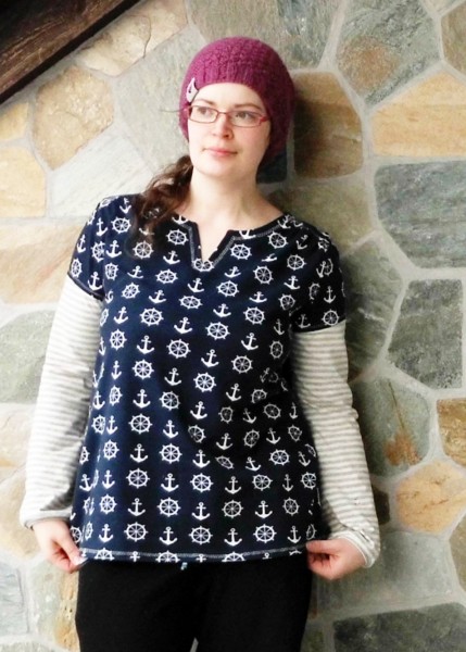 Luna, Damen-Passenshirt, Schnittmuster