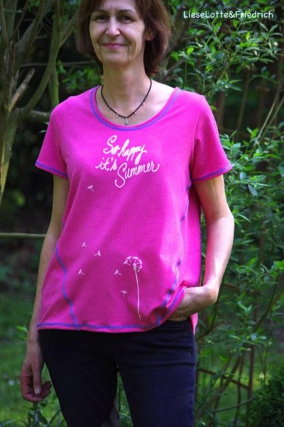 Freebie Damen Sommershirt PDF-Schnittmuster "Lady Aimee"