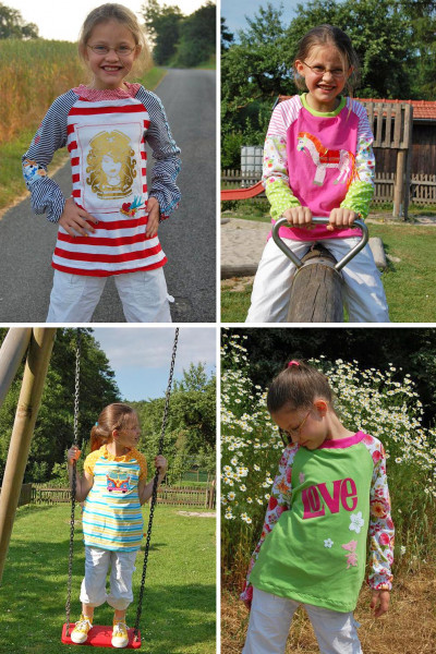 GITTA, Blusenshirt, Schnittmuster