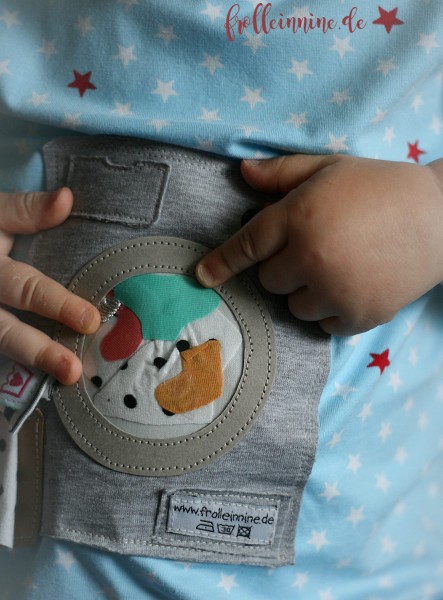 Applikationsvorlage 3D Bullauge, Kreativ-FREEbook