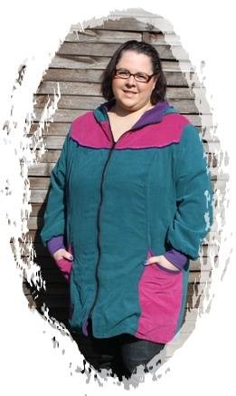 Damenmantel selber nähen in großen Größen