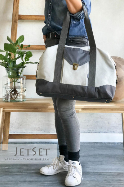 Reisetasche "JetSet" Nähanleitung mit Schnittmuster