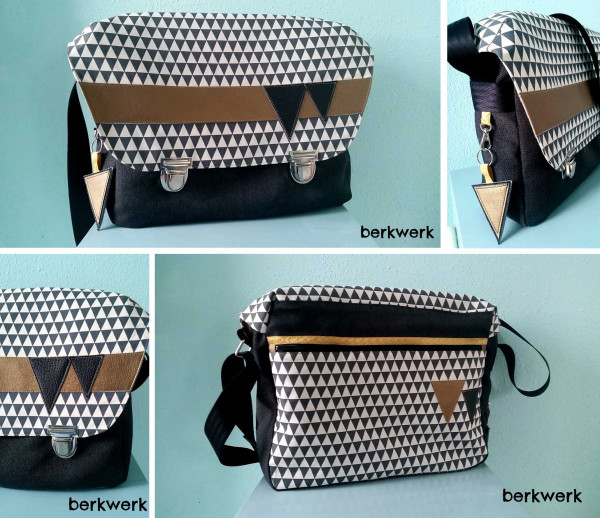 Schnittmuster-Ebook Umhängetasche "Kuriertasche" Taschenspieler 3