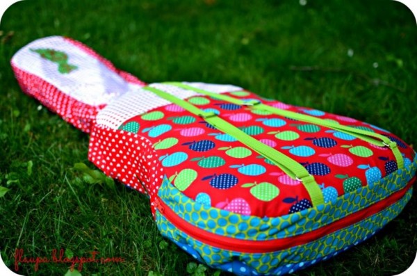 GItarrentasche selber nähen mit Schnittmuster und Anleitung als Download als Ebook von farbenmix