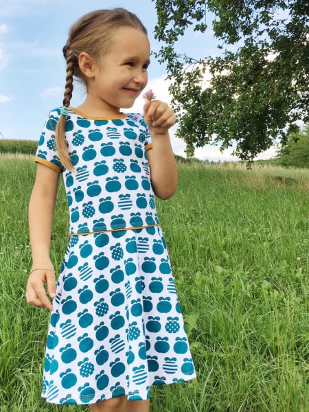 Süßes Kinderkleid aus Jersey selber nähen